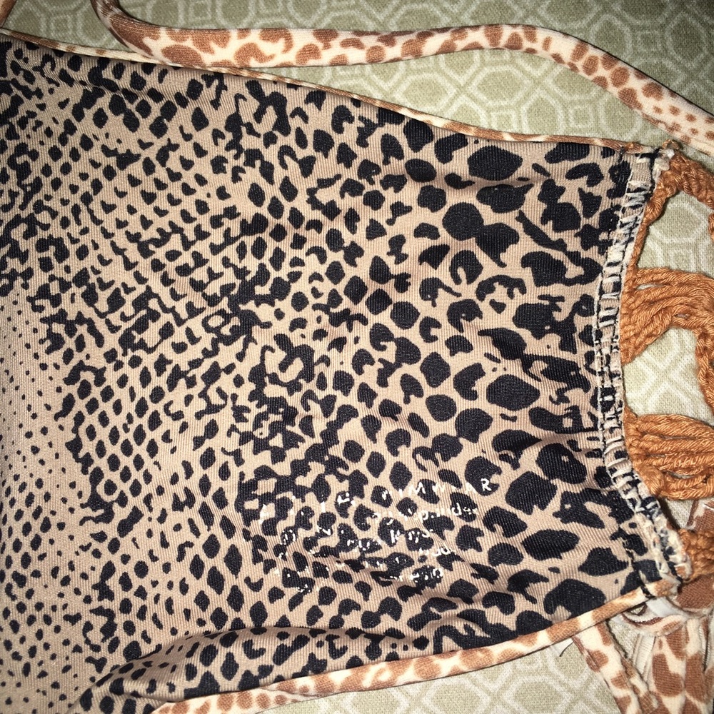 KENYA TOP MUD SNAKE PRINT ACACIA SWIMWEAR